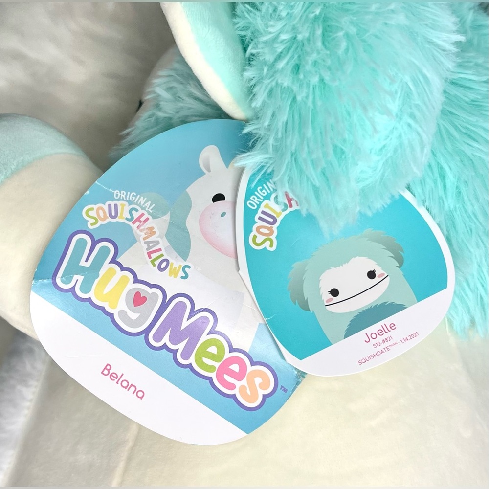 •SOLD• Custom Joelle x Belana the Bigfoot Cow Hugmee Squishmallow 18” NWT - Picture 3 of 3